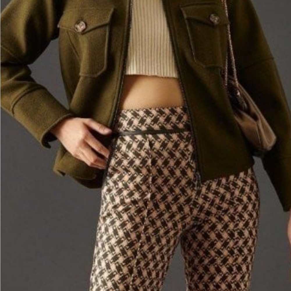 Anthropologie by Mauve high waisted kick flare pants.